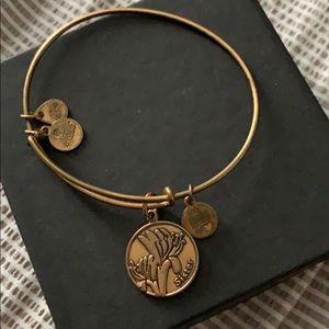 alex and ani rustic gold sister bracelet